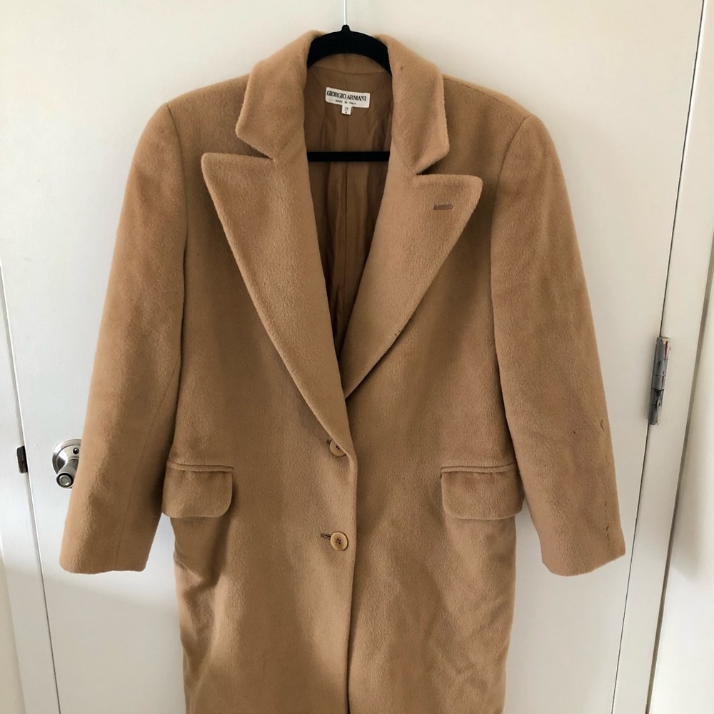 Vintage wool Giorgio Armani coat